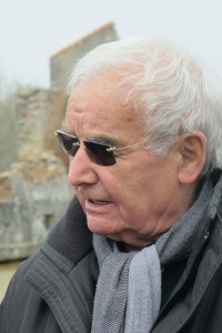 Robert Hébras, superviviente de la matanza de Oradour Sur Glane, y nuestro guía en la visita