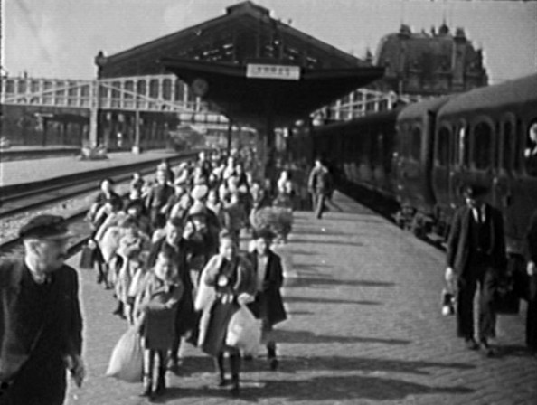 Los niños españoles de Dinamarca - Estacion de Copenhague